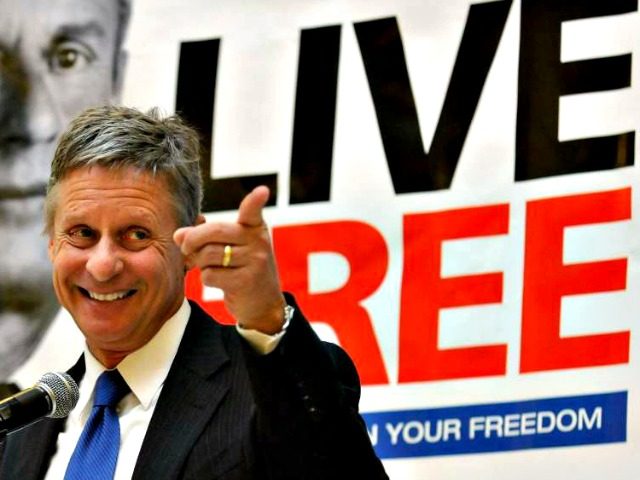 Gary Johnson tries to climb in the polls