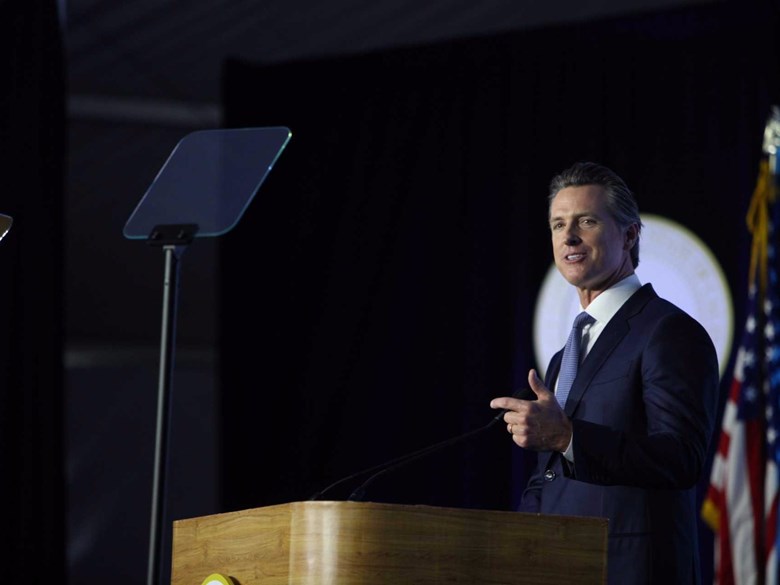 Gavin Newsom inauguration