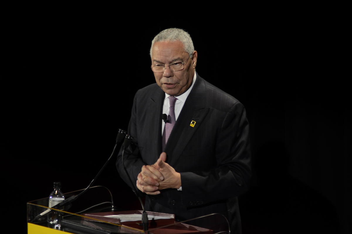 Gen. Colin Powell speaking