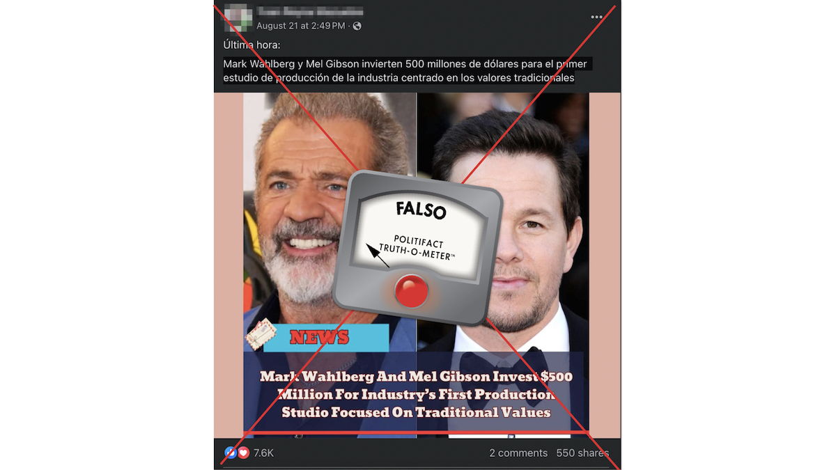 Grafico falso de Wahlberg y Gibson 08/26/24