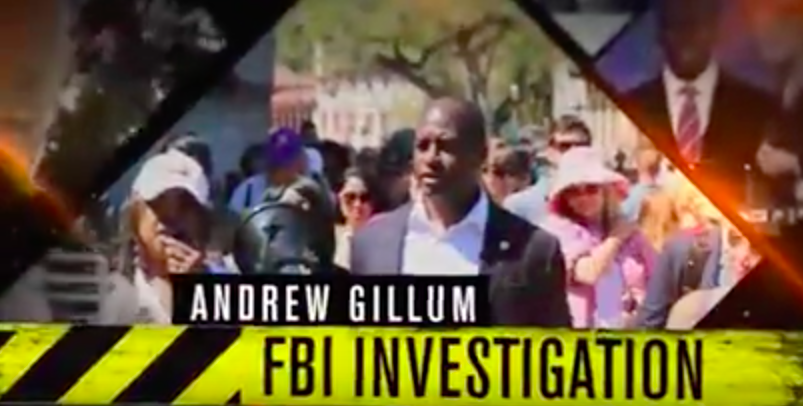 RPOF ad about Andrew Gillum and FBI