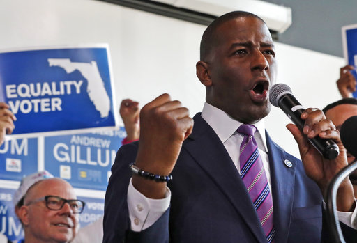 Andrew Gillum at Miami equality event