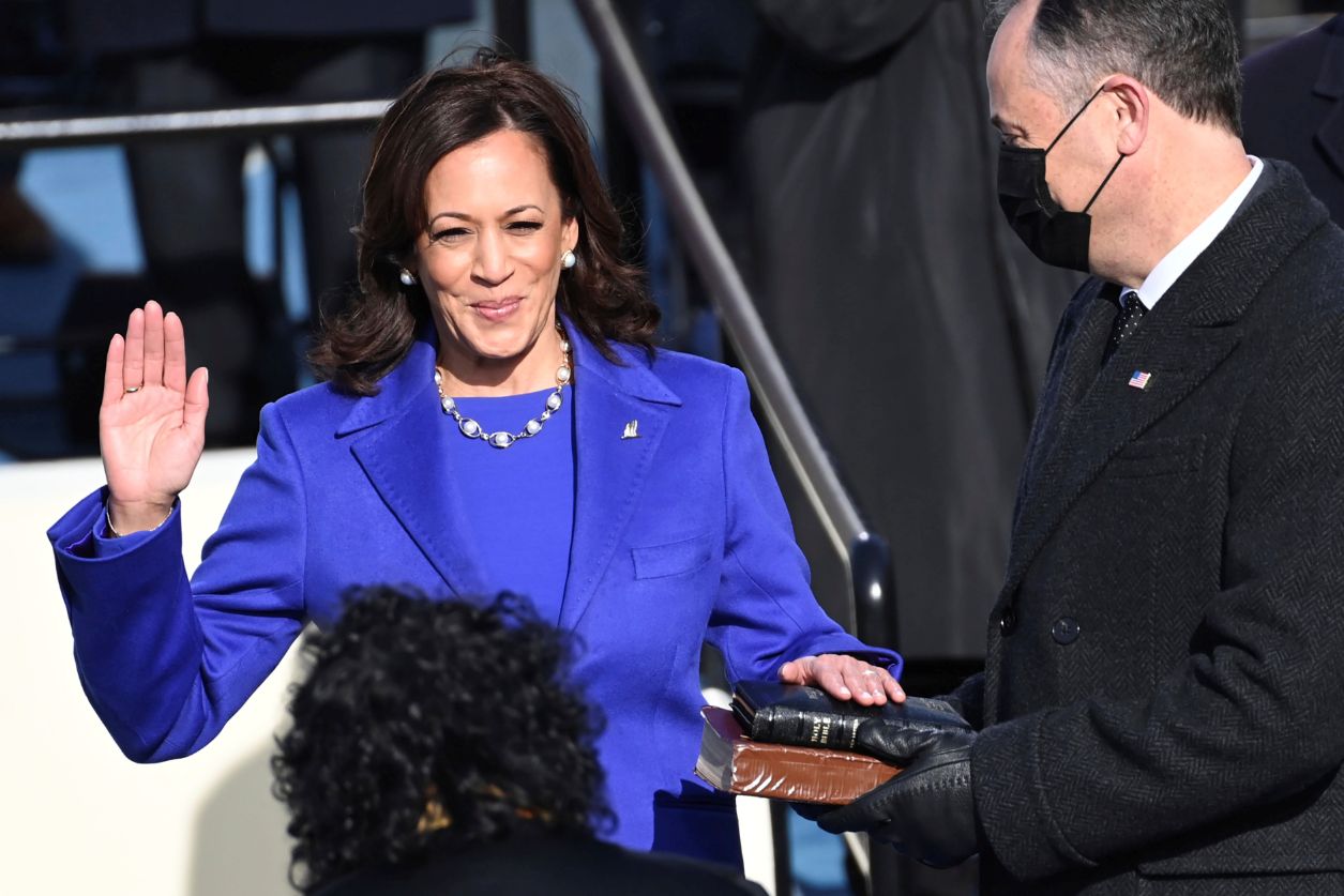 Kamala Harris swearing in