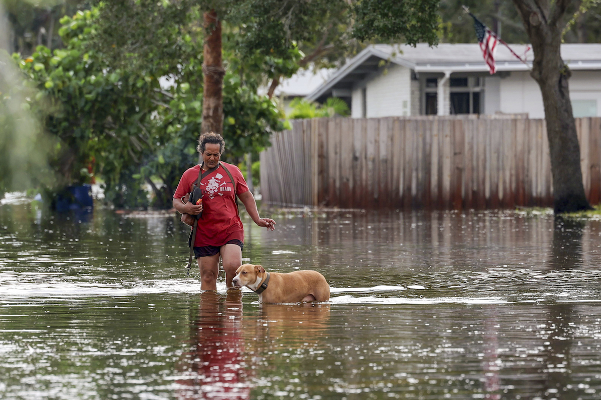 Helene St Petersburgo Florida En Espanol Inundaciones, 9-27-2024