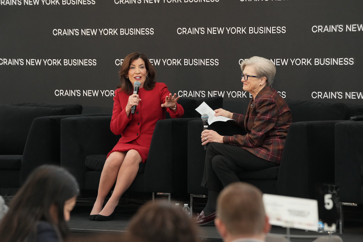 New York Gov. Kathy Hochul at NYC biz chat, 11-19-2024