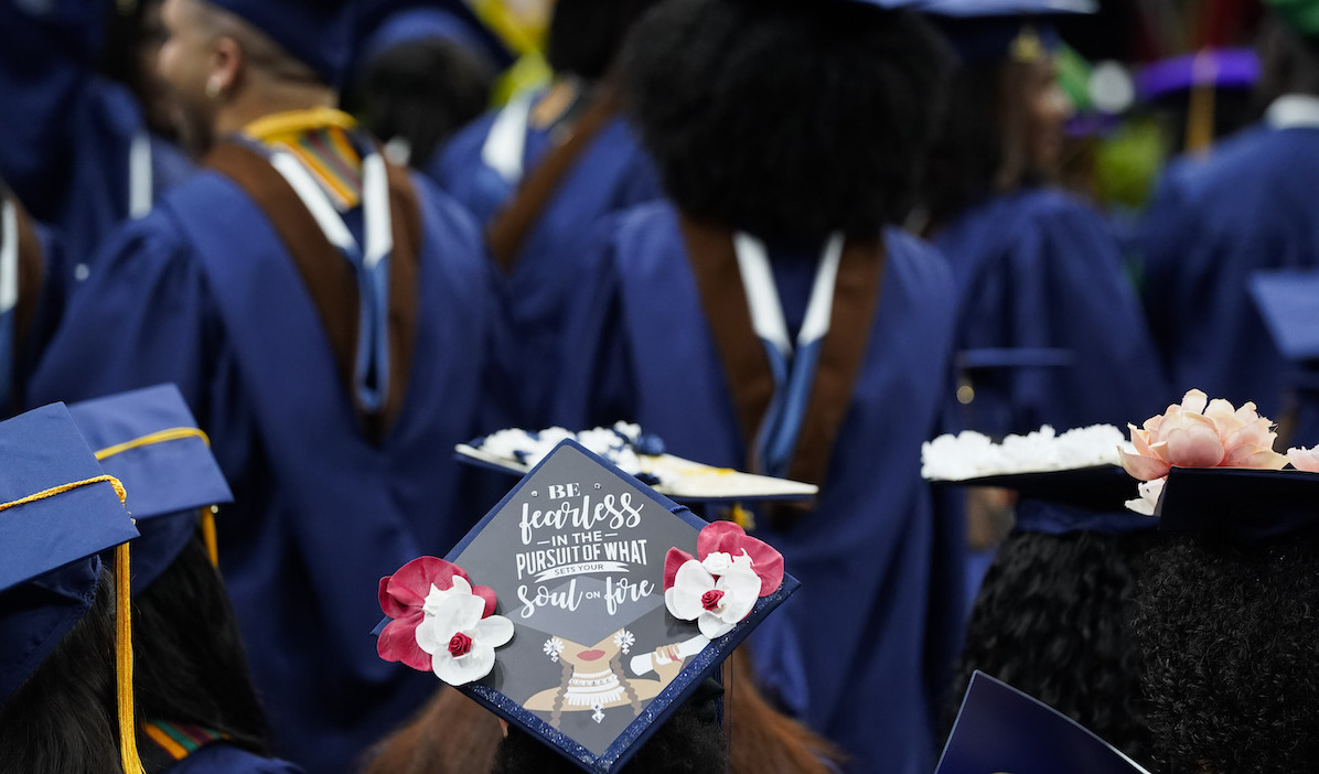 Howard University graduation cap 2023