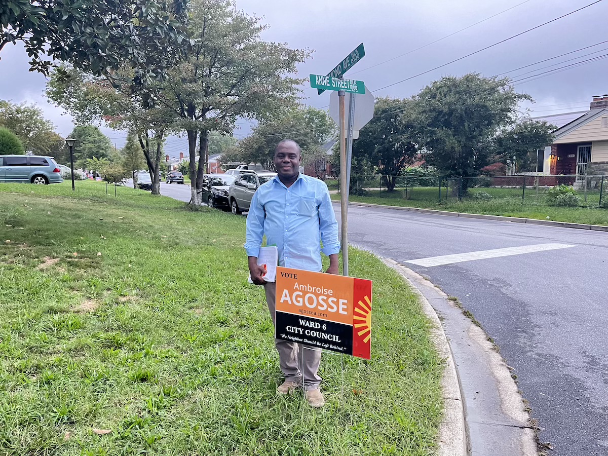 Ambroise Agosse, Takoma Park Ward 6 candidate