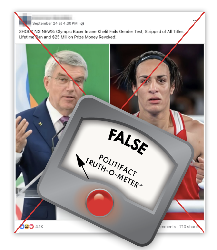 Imane Khelif lifetime ban False embed