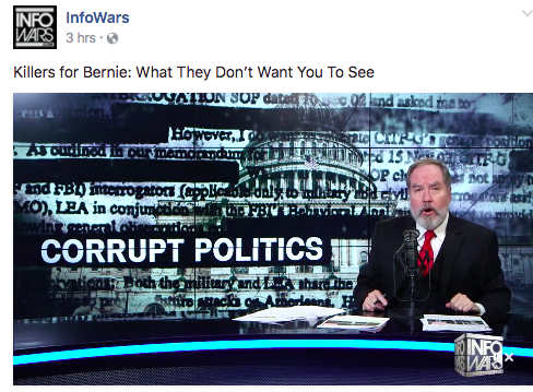 Infowars Dem violence newscast