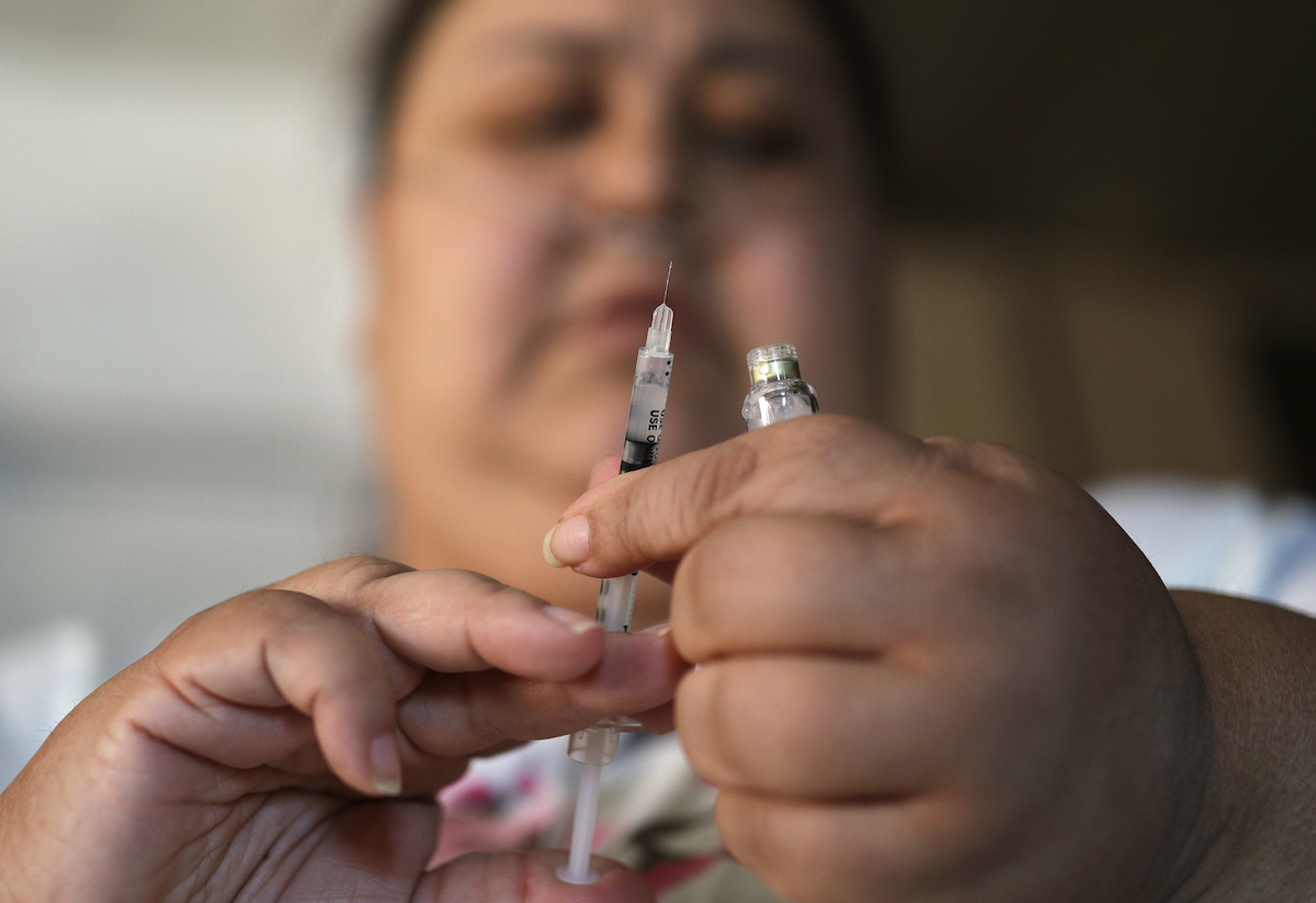 Insulin needle photo