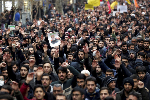 Iran Soleimani protest