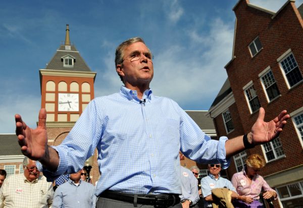 Jeb Bush in Pella, Iowa