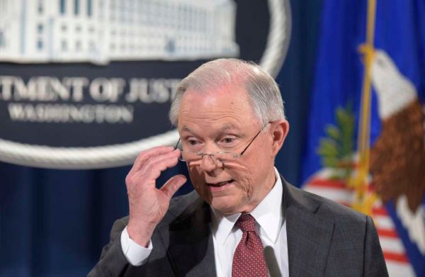 Jeff Sessions presser photo