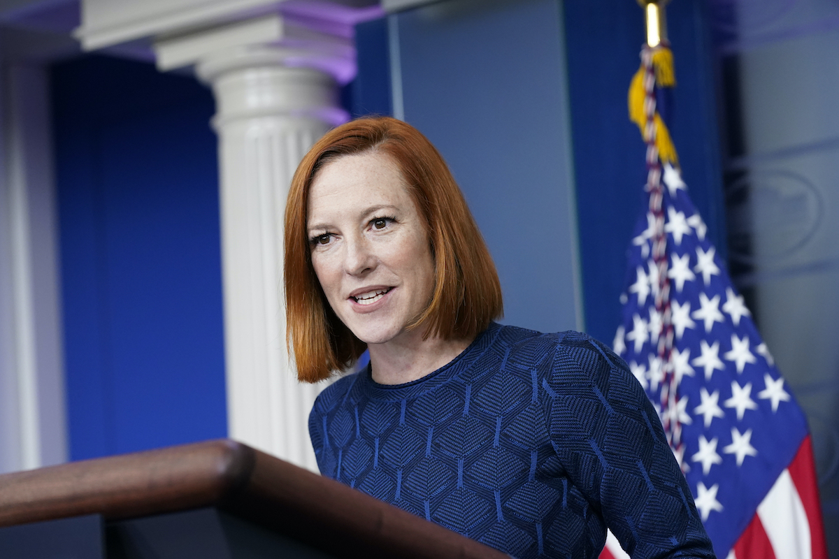 Jen Psaki WH press briefing 1/10/2022