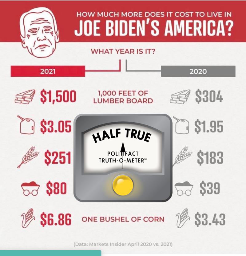 Joe Biden's America Half True