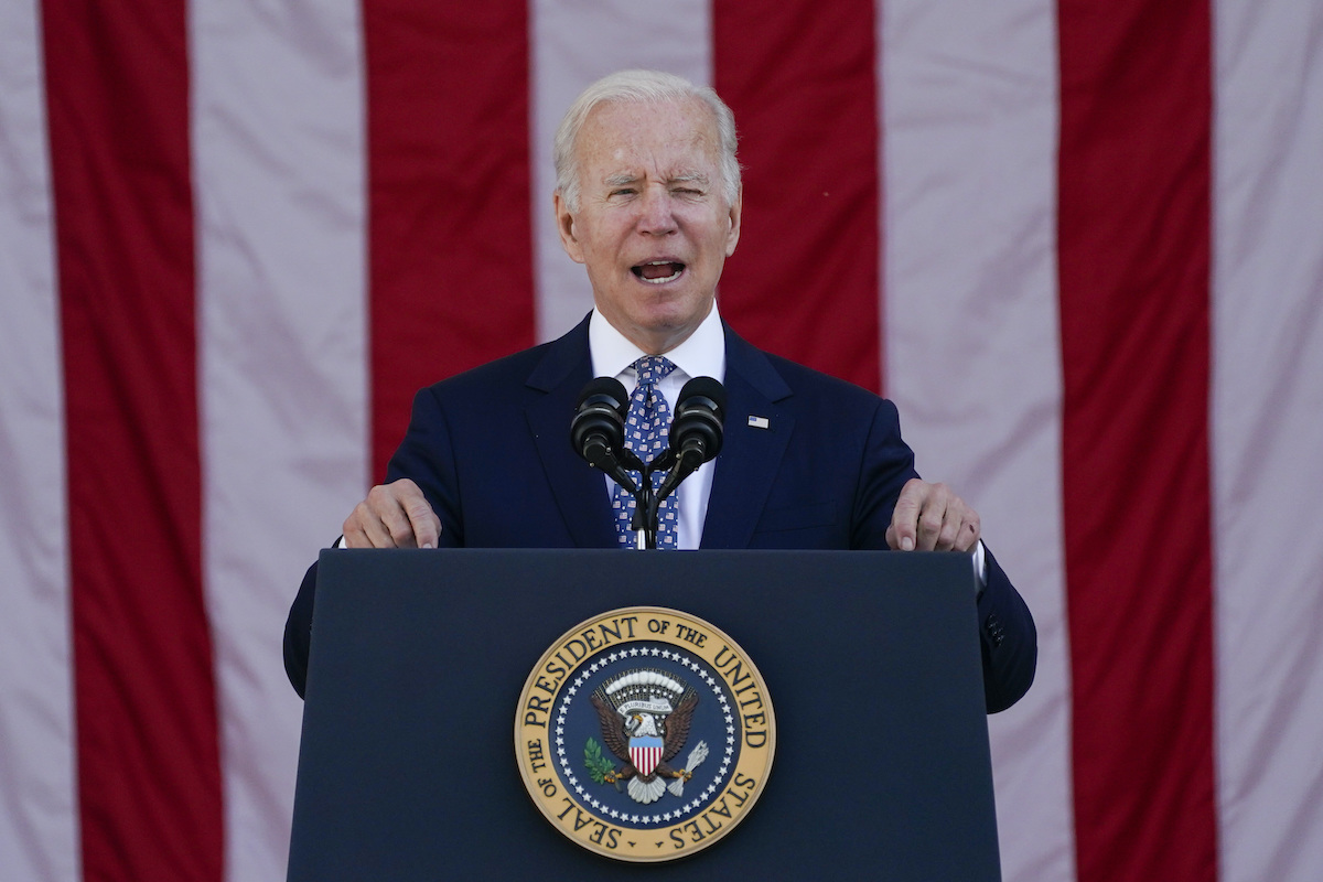 Joe Biden Veterans Day 111121 AP