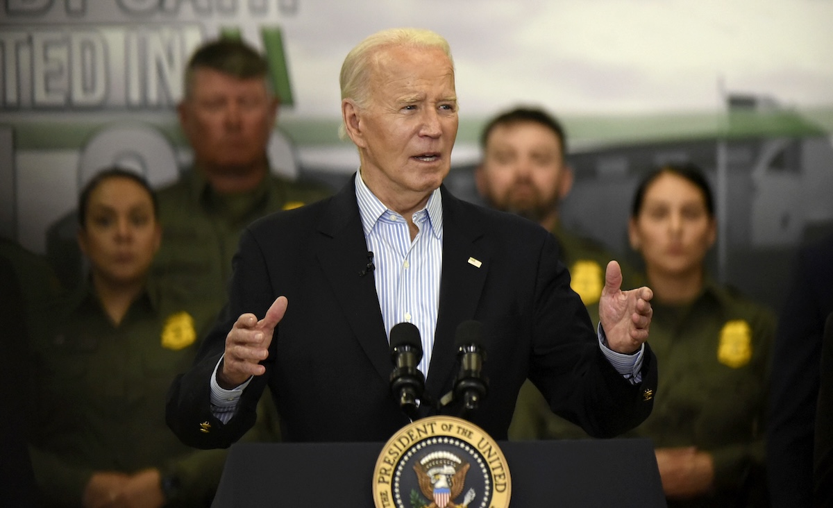Joe Biden speaks at Texas border, 2-29-2024