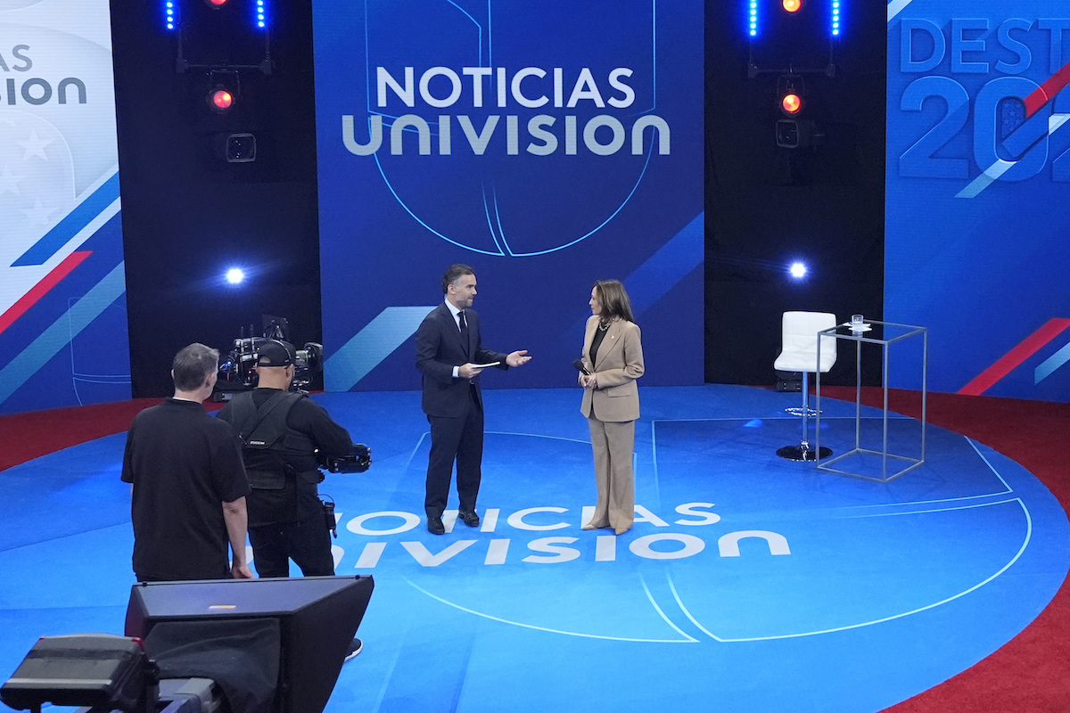 Kamala Harris Enrique Acevedo Univision Noticias, 10-11-2024