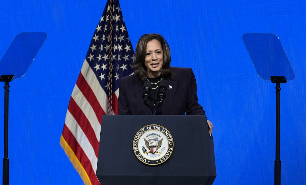 Kamala Harris at American Federation of Teachers' convention in Houston, 7-25-2024