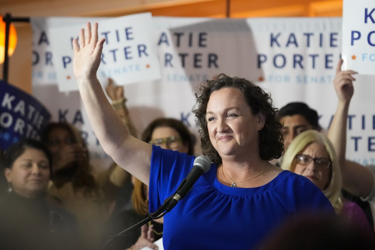 Katie Porter Senate campaign election night