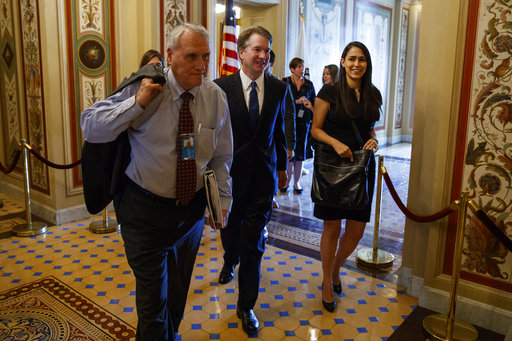 Kavanaugh with Kyl hallway