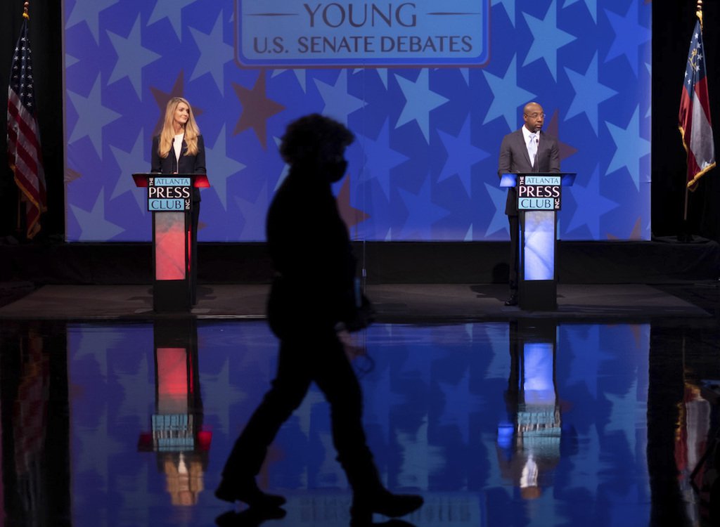 Loeffler Warnock debate