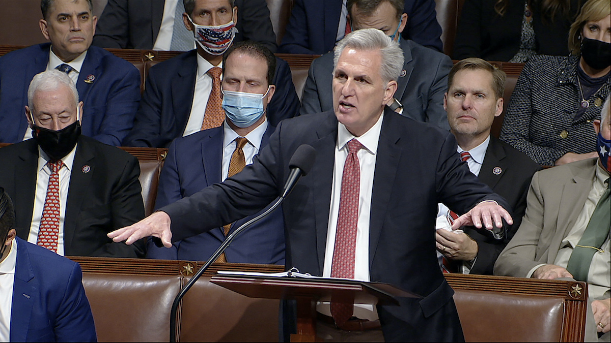 Kevin McCarthy misleads about Build Back Better legislation and IRS audits