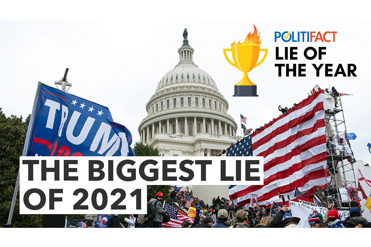 Lie of the year 2021 thumbnail for video new viersion