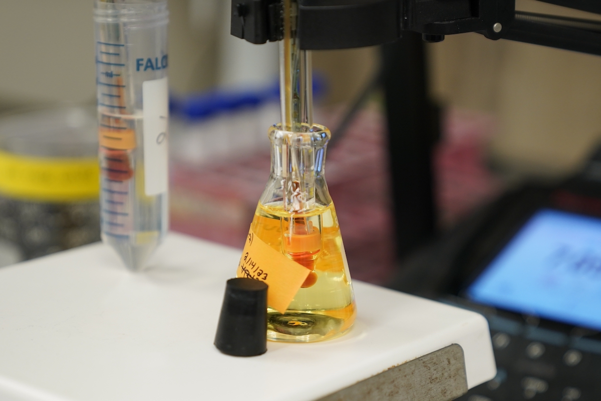 lab testing chemicals in water