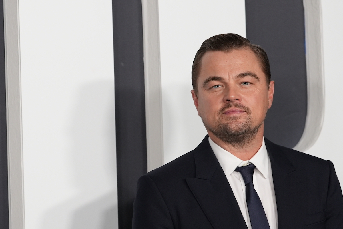 Leonardo DiCaprio at "Don't Look Up" premier