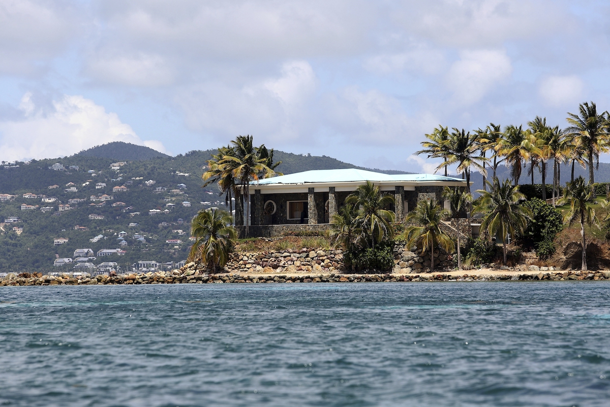 Jeffrey Epstein's Little St. James Island in the U.S. Virgin Islands, 8-14-2019.