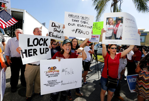 Broward Supervisor of Elections protest 11-9-18
