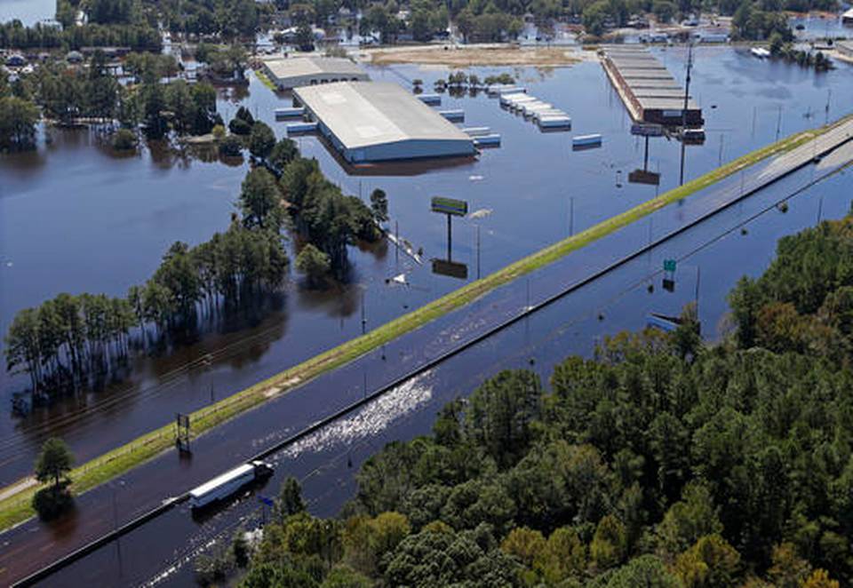 Hurricane Matthew flooding NC
