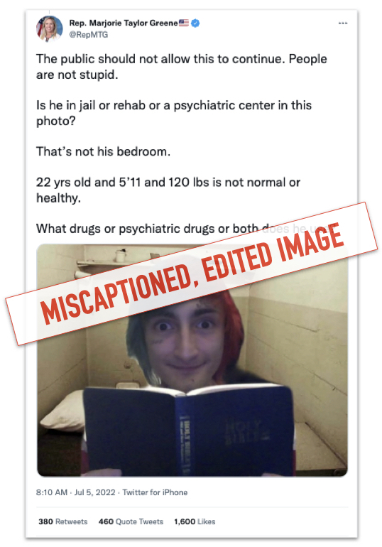 MTG Robert Crimo tweet marked