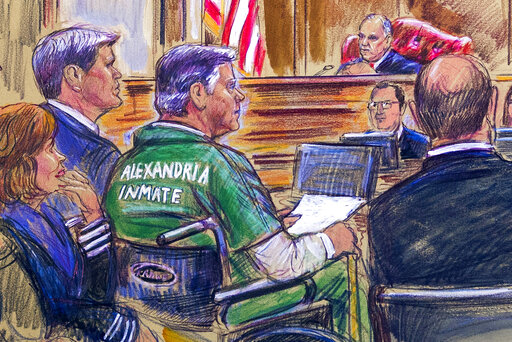 Manafort court sketch