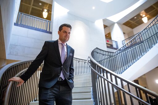 Matt Gaetz and Capitol staircase Oct 14 2019