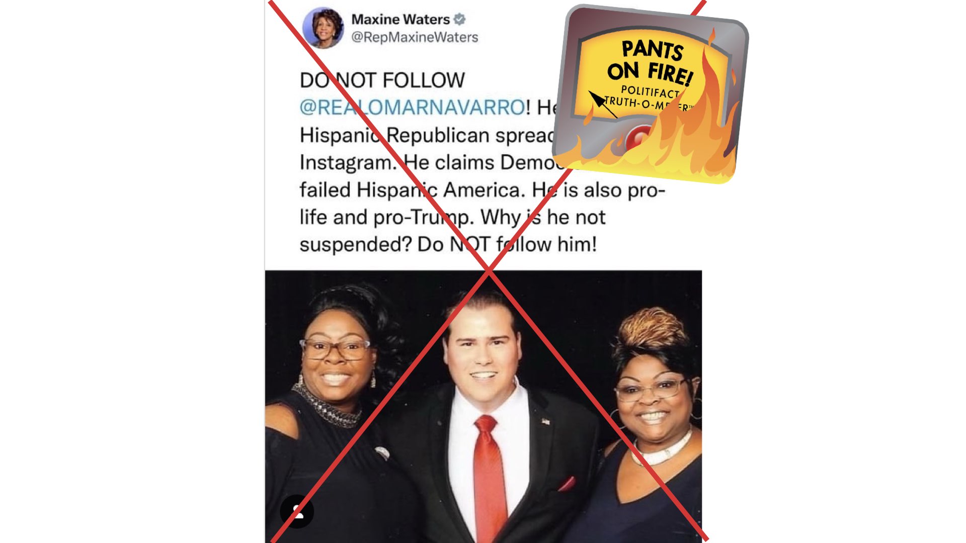 POF rating Maxine Waters Tweet