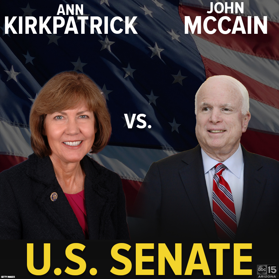 John McCain and Ann Kirkpatrick