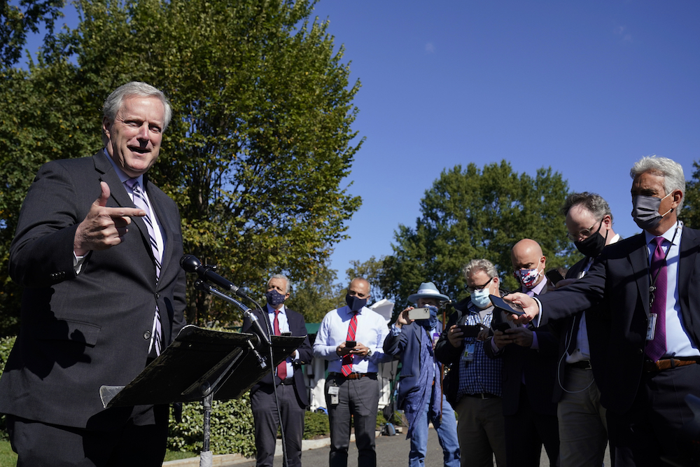 Meadows Trump's Covid