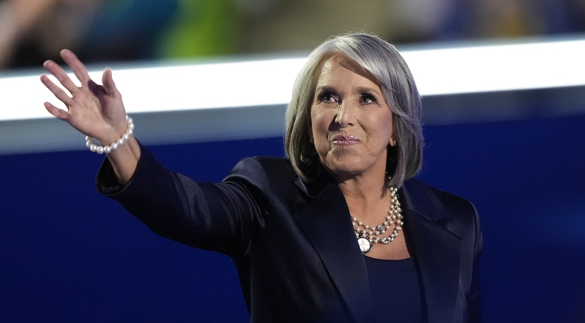 New Mexico Gov. Michelle Lujan Grisham at the DNC in Chicago, 8-20-2024