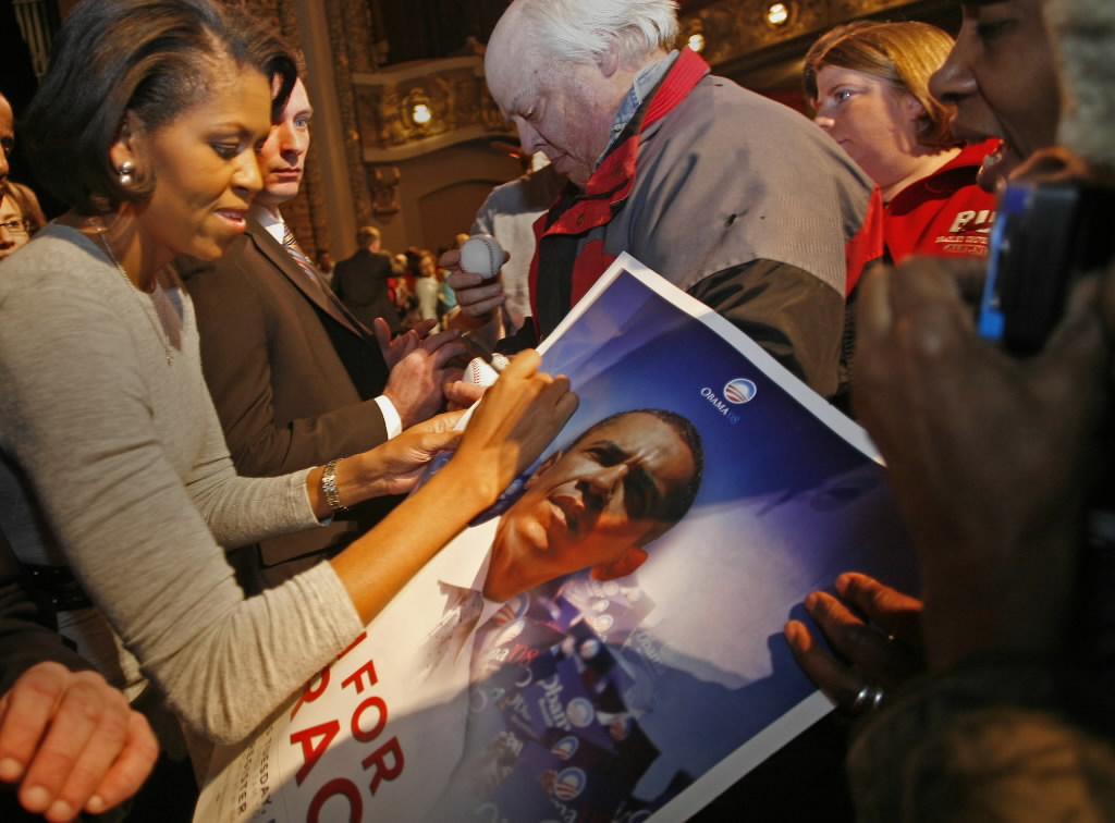 Michelle Obama 2008 Milwaukee