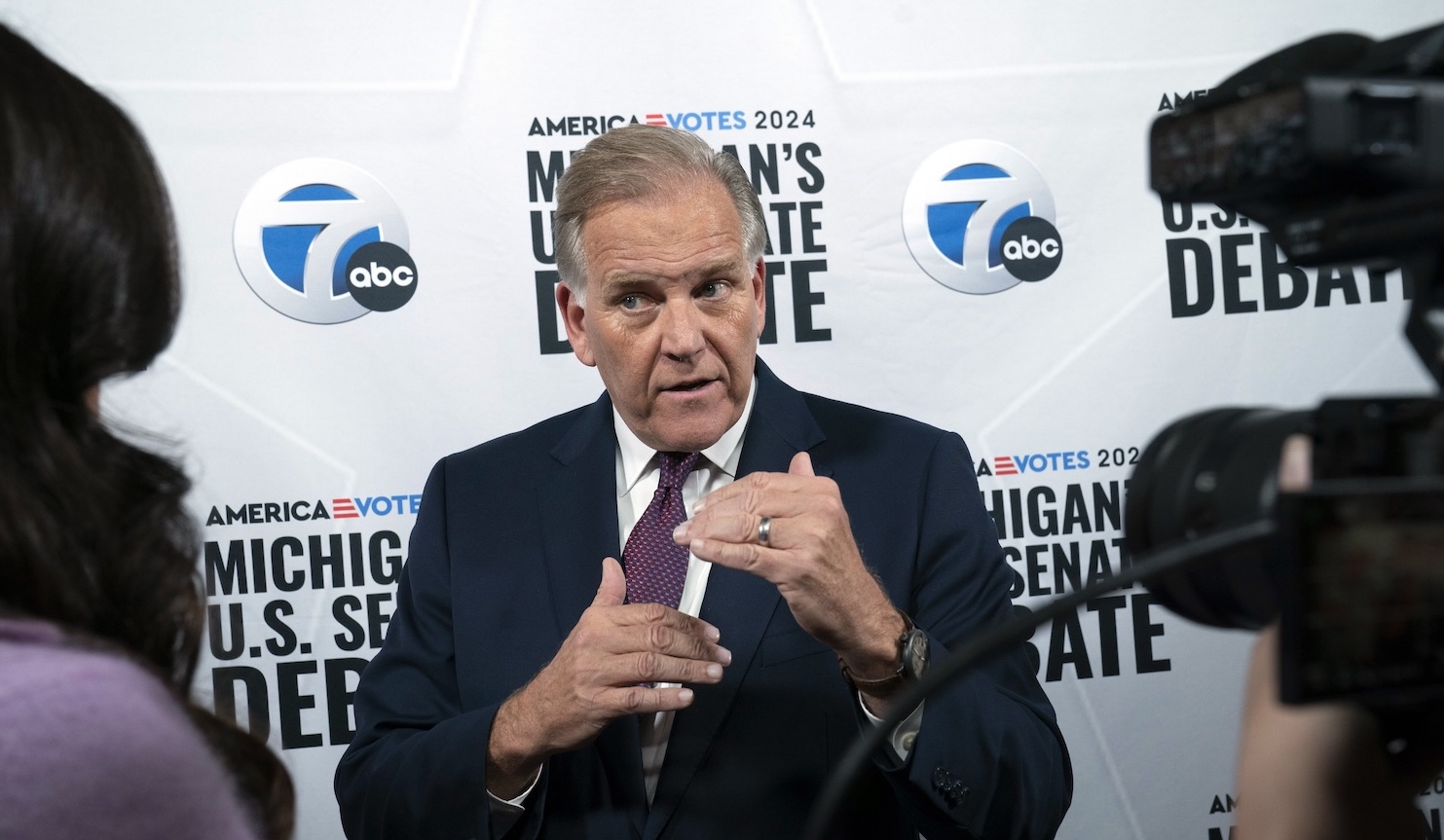 Mike Rogers after debate 10/14