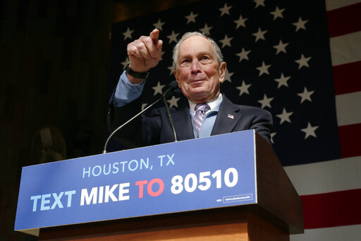 Mike Bloomberg in Houston Feb 2020