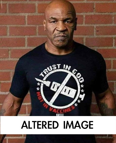 Fake Mike Tyson T shirt