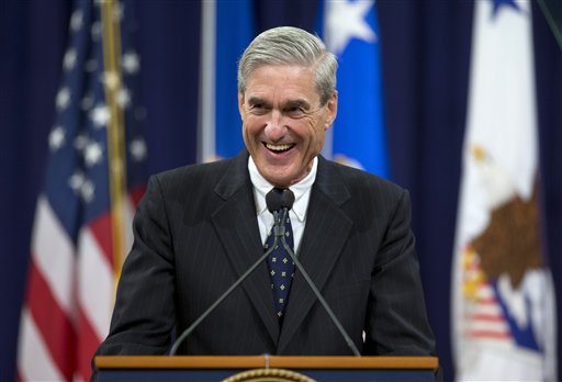 Mueller smiling
