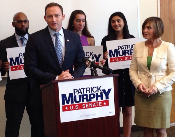 Patrick Murphy at podium