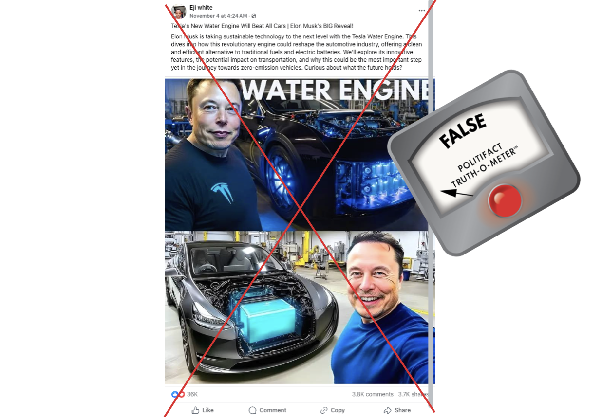 Elon Musk water car 11.12.24