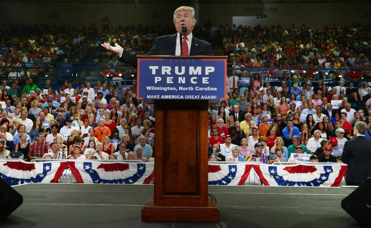 Trump in WIlmington, NC