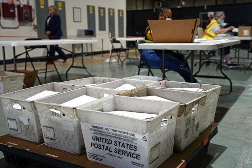 Nc boxes of mail ballots Sept 2020