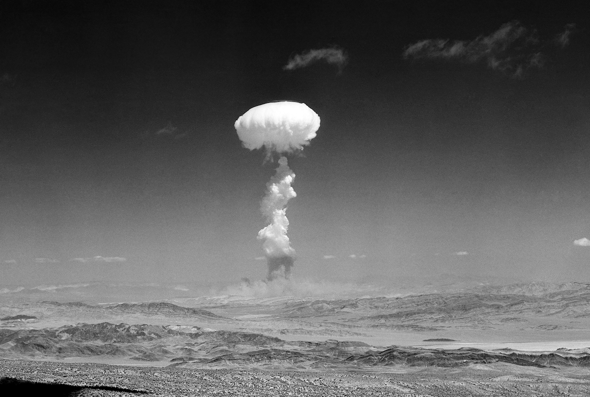 Nevada atomic bomb test April 1952